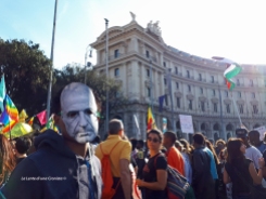Roma, manifestazione piazza della Repubblica