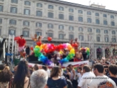 Roma Pride 2018, sfilata piazza dei Cinquecento