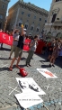 Piazza SS. Apostoli, Roma - Manifestazione lavoratori dello spettacolo