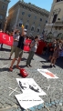 Piazza SS. Apostoli, Roma - Manifestazione lavoratori dello spettacolo