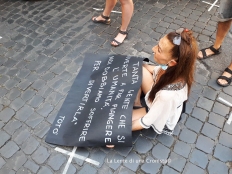 Artisti e cartelloni - Roma, Manifestazione lavoratori dello spettacolo dal vivo