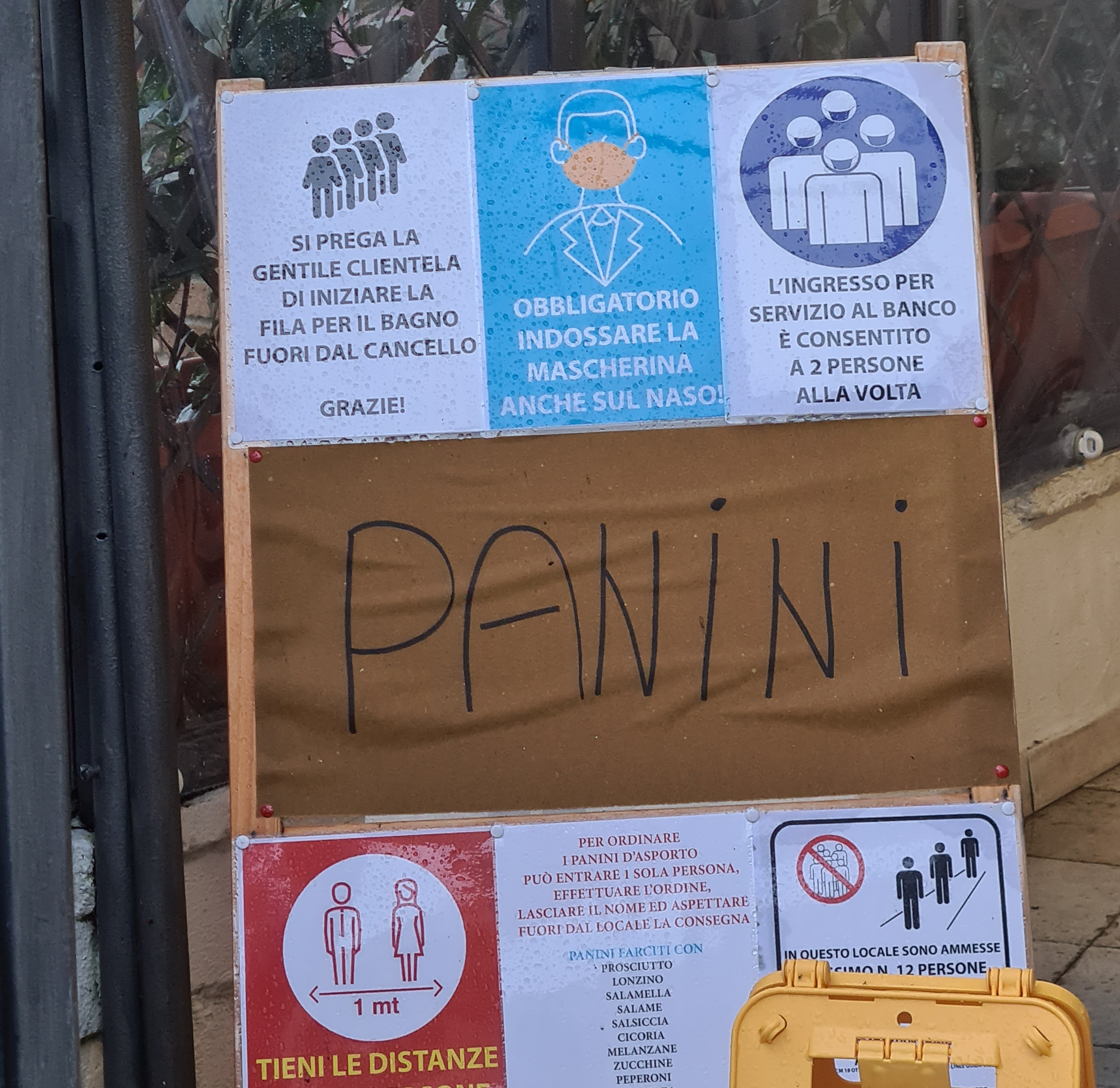 Cartelli ristoratori (Lazio, dicembre 2021)